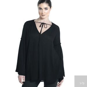 Cotton Candy LA Road to Heaven Top in Black S NWT